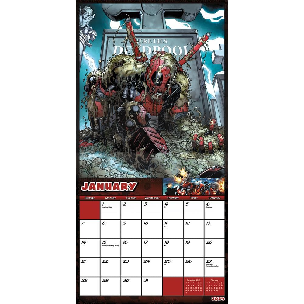 Deadpool 2024 Wall Calendar product image
