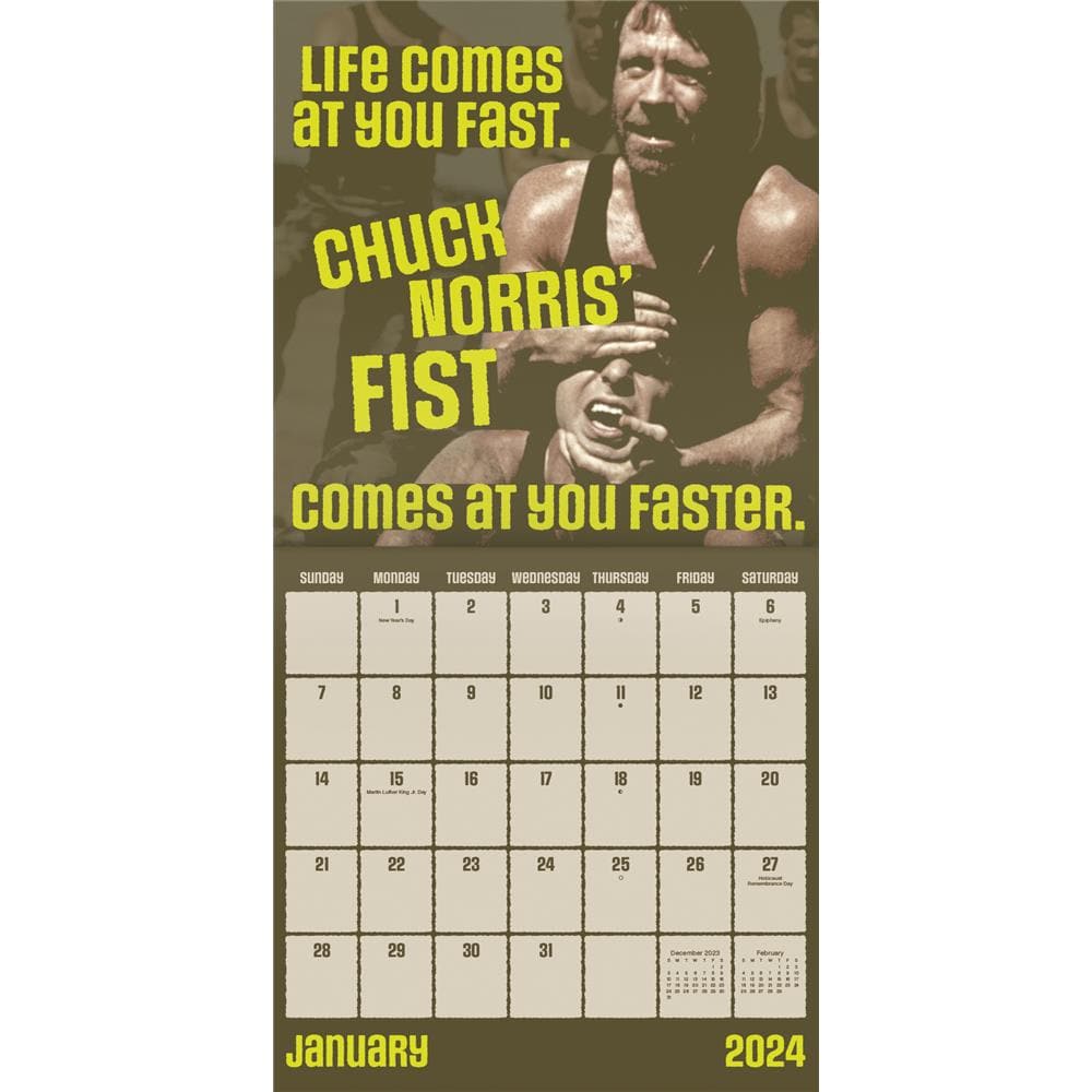 Chuck Norris 2024 Wall Calendar product image