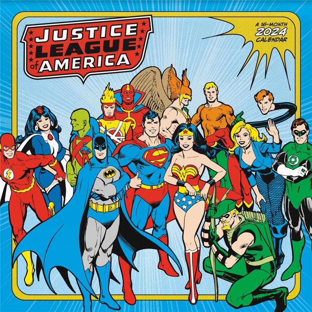The Justice League 2024 Wall Calendar  product image
