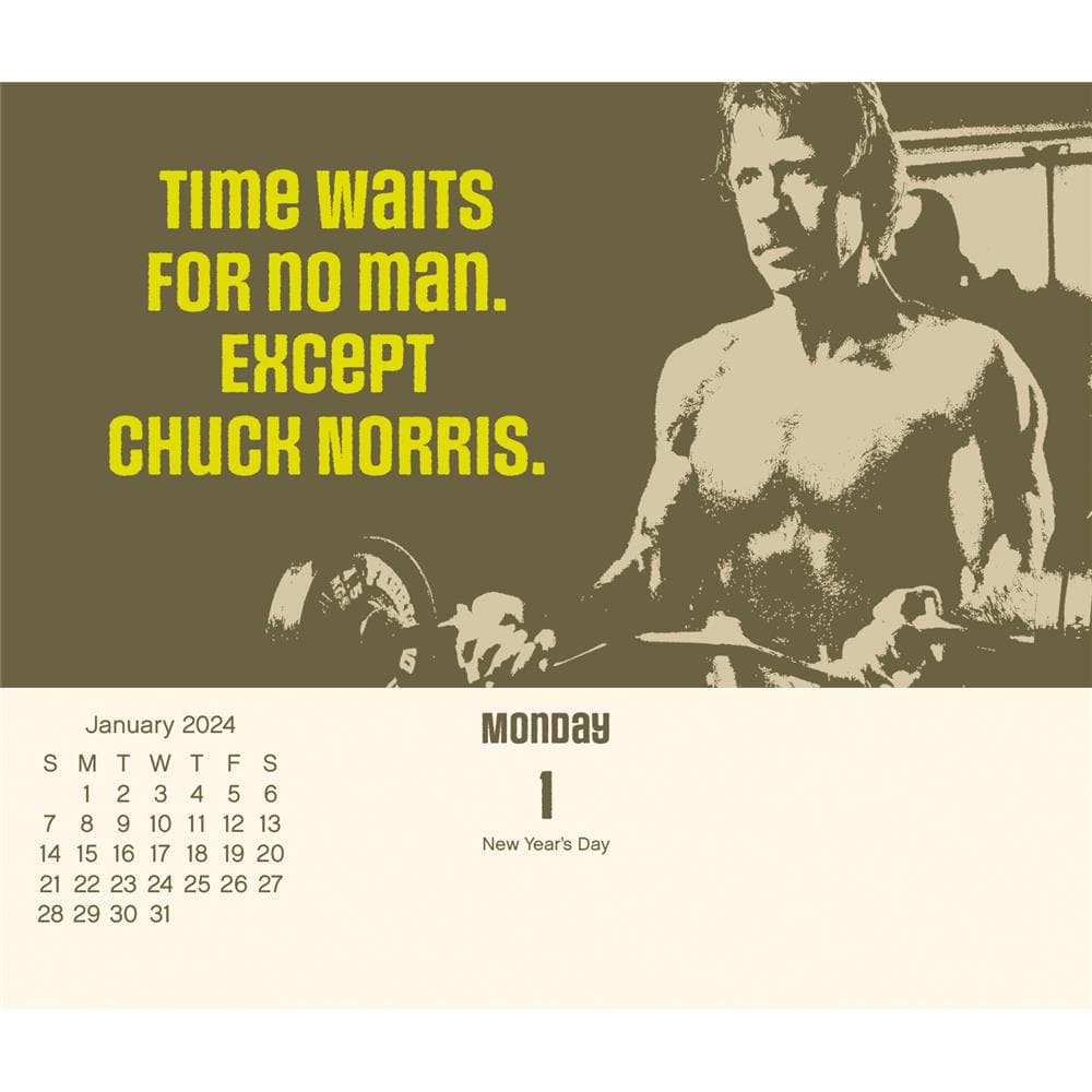Chuck Norris 2024 Box Calendar product image