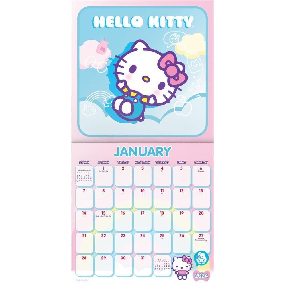 Micro Calendar - 2024 KITTY 