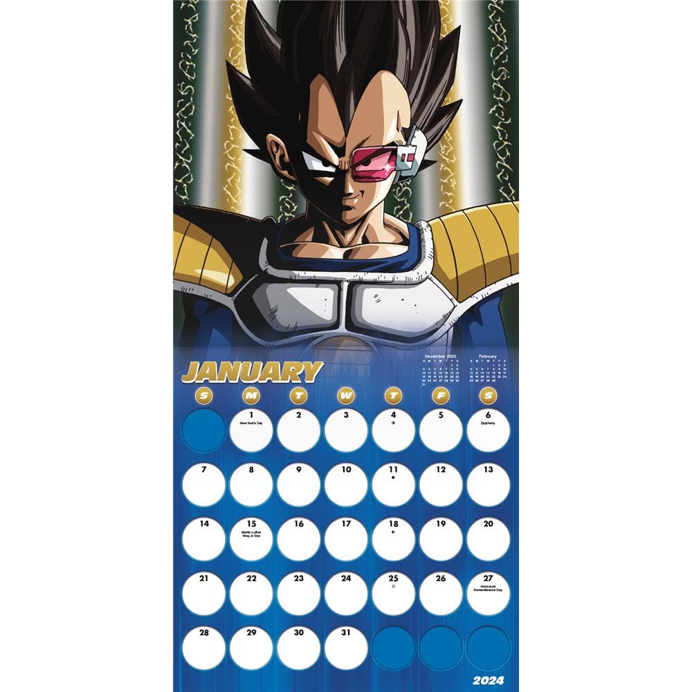 Dragon Ball Z 2024 Wall Calendar product image