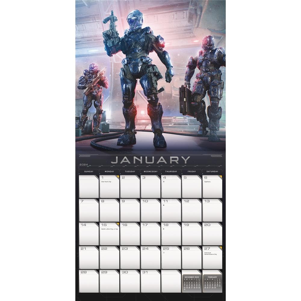 Halo 2024 Wall Calendar product image