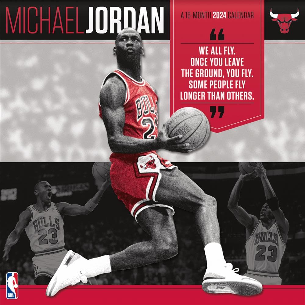 NBA Michael Jordan 2024 Wall Calendar product image