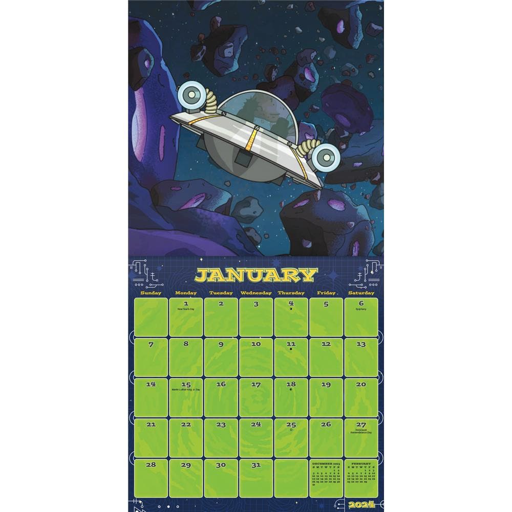 Rick and Morty 2024 Wall Calendar product image