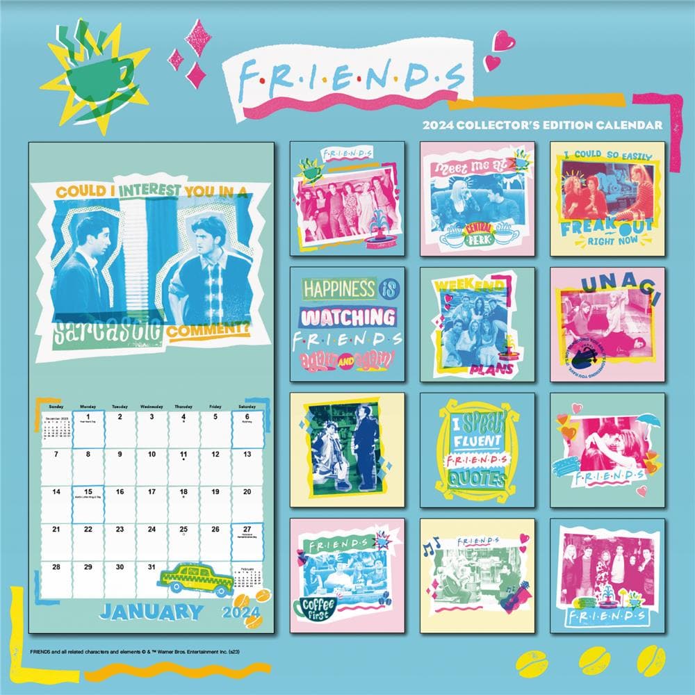 Friends 2024 Collectors Edition Wall Calendar product image