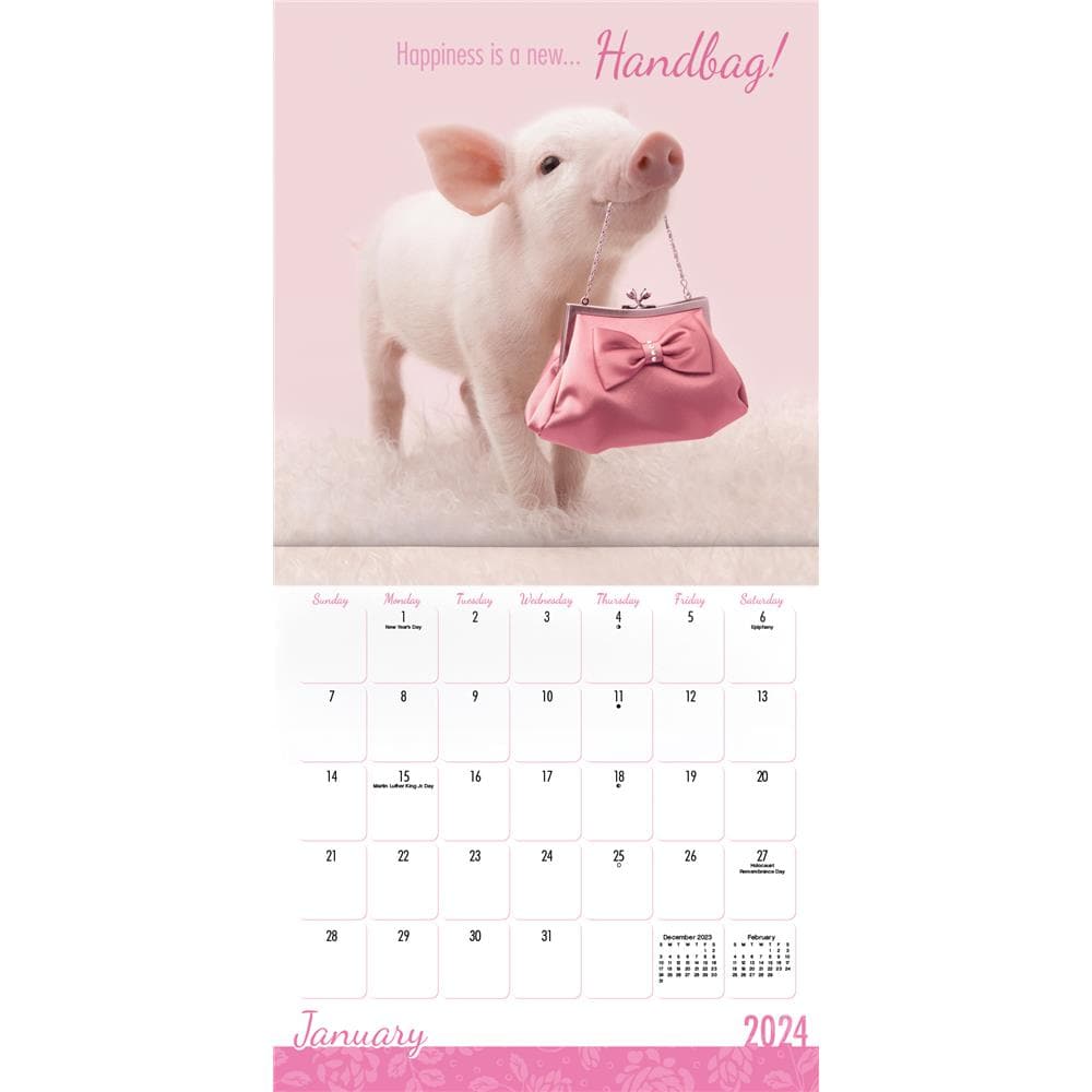 Perfectly Pink 2024 Wall Calendar product image