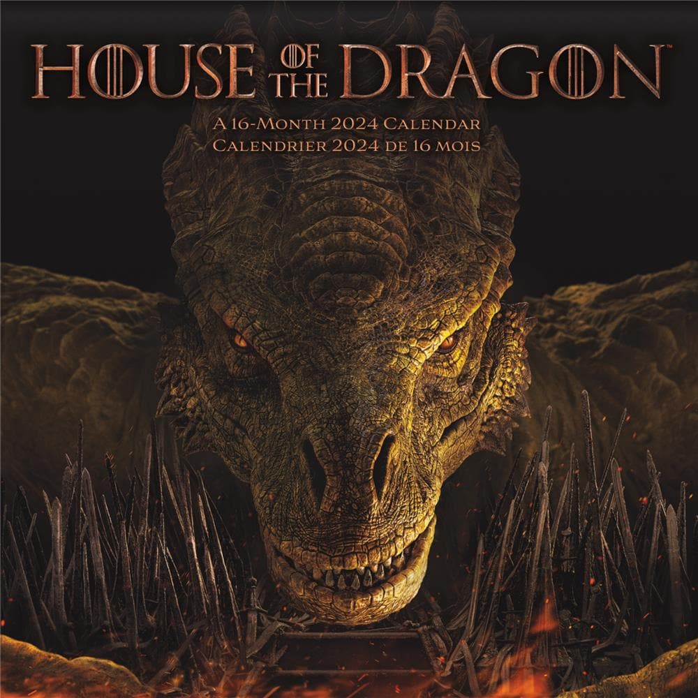 Game of Thrones House of the Dragon 2024 Bilingual Wall Calendar product image