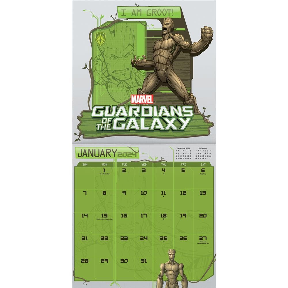 Marvel Groot 2024 Wall Calendar  product image