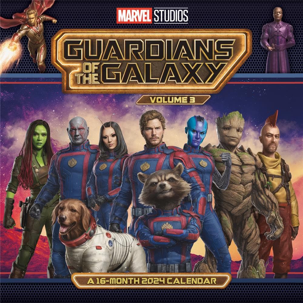 Marvel Guardians of the Galaxy Vol 3 2024 Wall Calendar product image