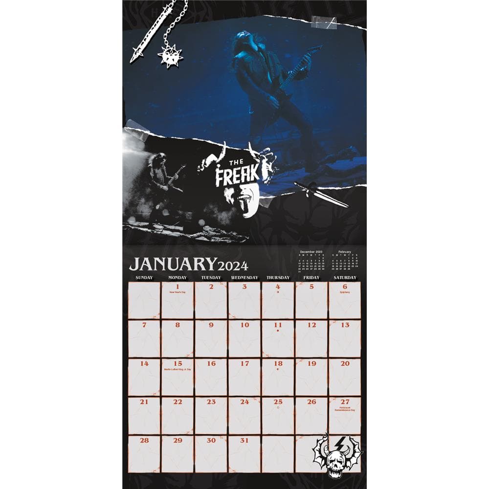 Stranger Things 2024 Exclusive Wall Calendar with Decal product image