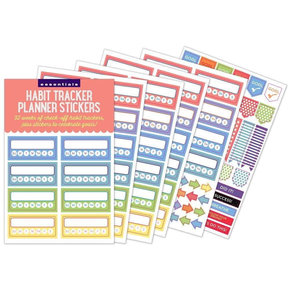 Habit Tracker Planner Stickers Front Cover