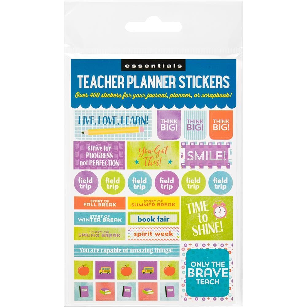Teacher Planner Stickers Front Cover