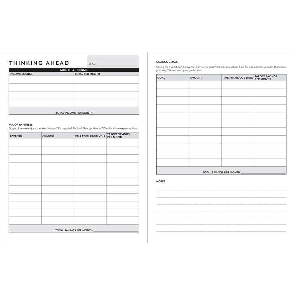 Weekly Budget Undated Planner - Online Exclusive Product Image