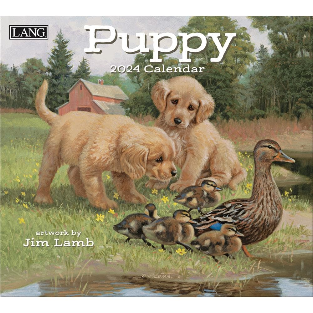 Puppy 2024 Wall Calendar - Online Exclusive product image
