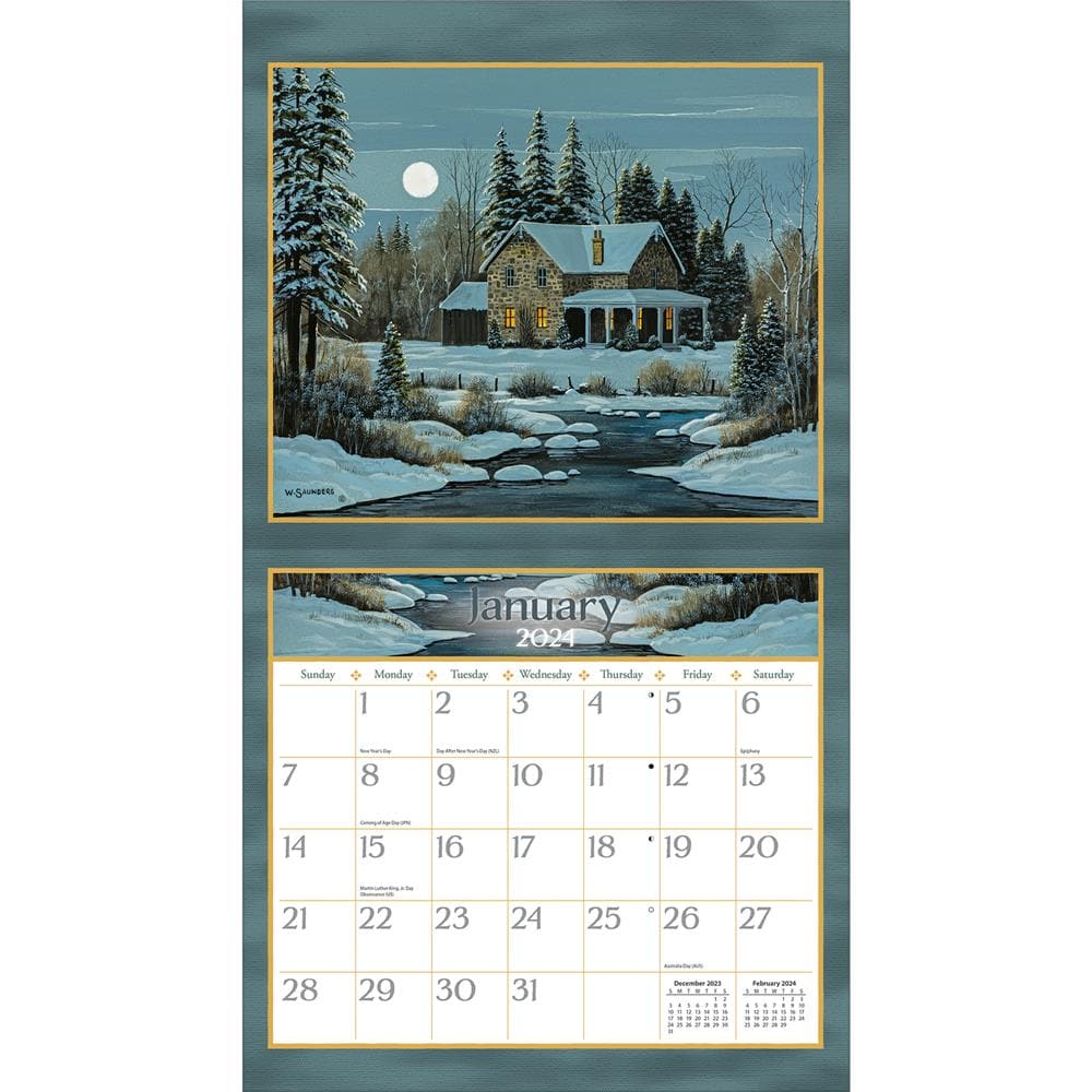 Road Home 2024 Wall Calendar product image