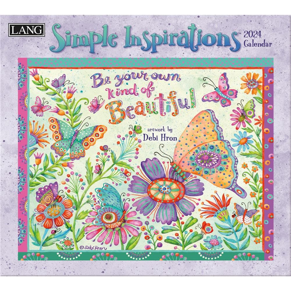 Simple Inspirations 2024 Wall Calendar product image