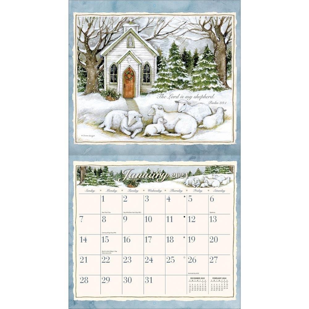 Lord Is My Shepherd 2024 Wall Calendar product image