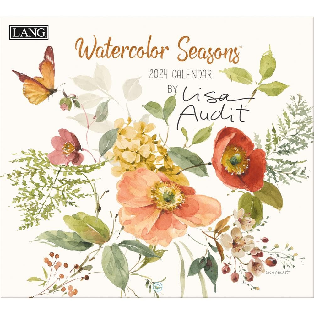 Watercolor Seasons 2024 Wall Calendar - Online Exclusive product image