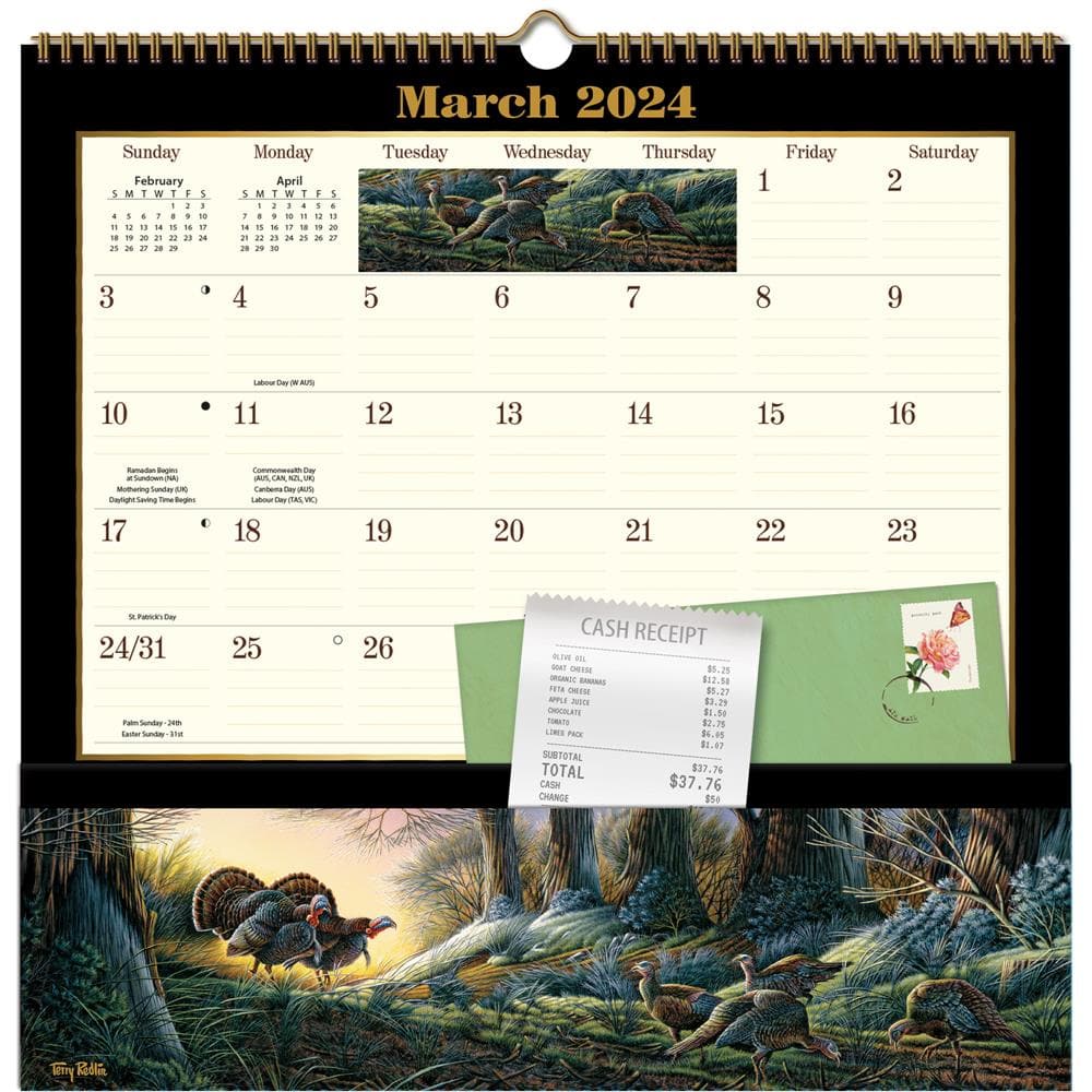 Terry Redlin 2024 Note Nook Wall Calendar product image