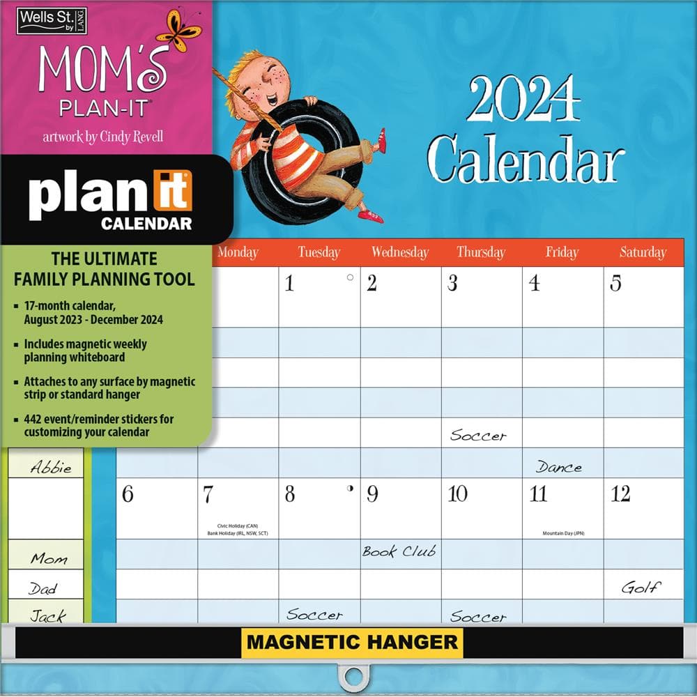 Moms 2024 Plan It Wall Calendar product image