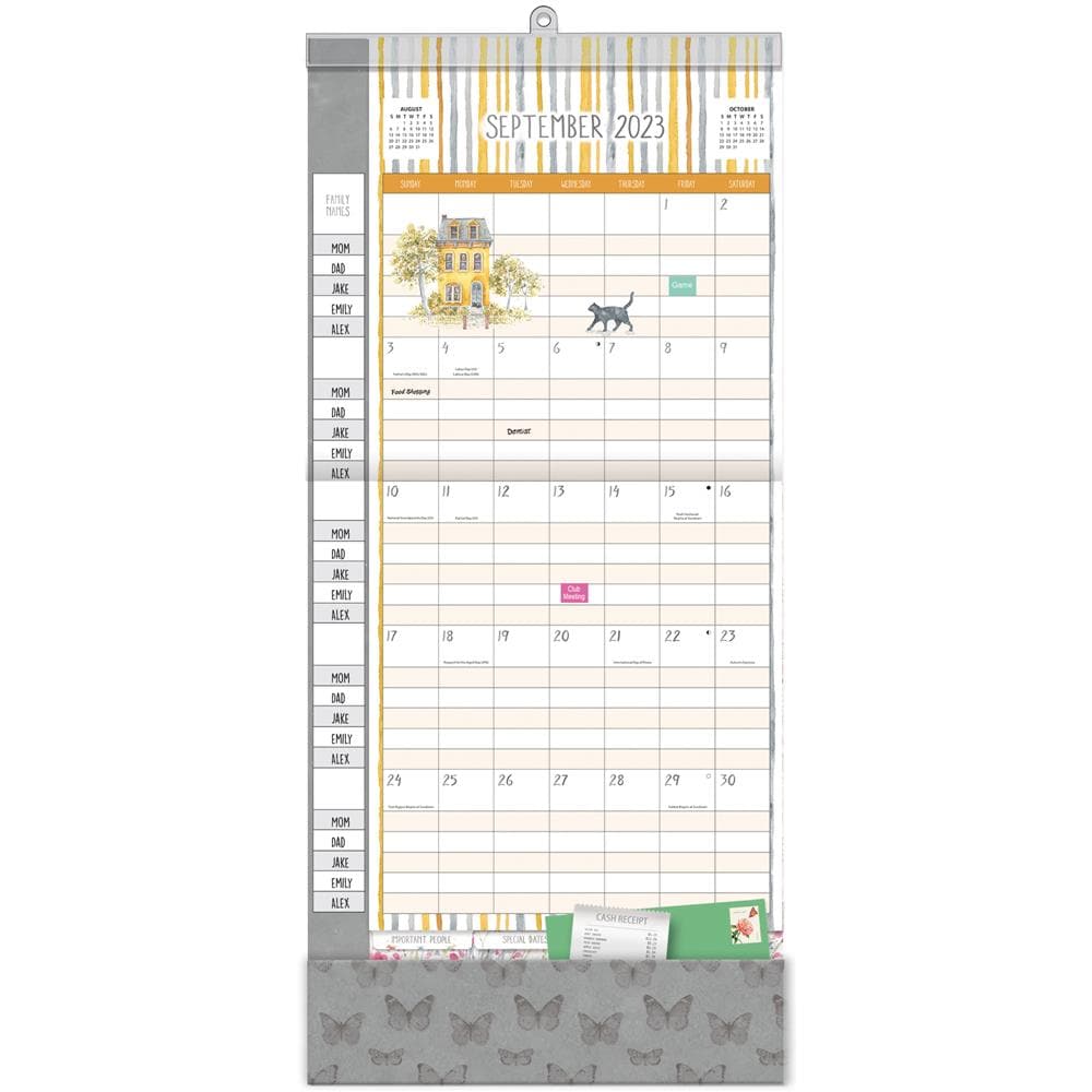 Watercolor Wonder 2024 Plan It Wall Calendar product image