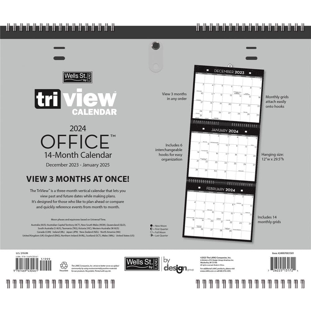Office Triview 2024 Wall Calendar product image