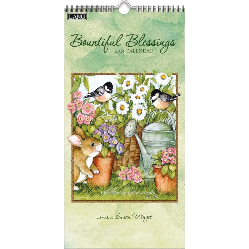 Bountiful Blessings 2024 Slim Calendar - Online Exclusive product image