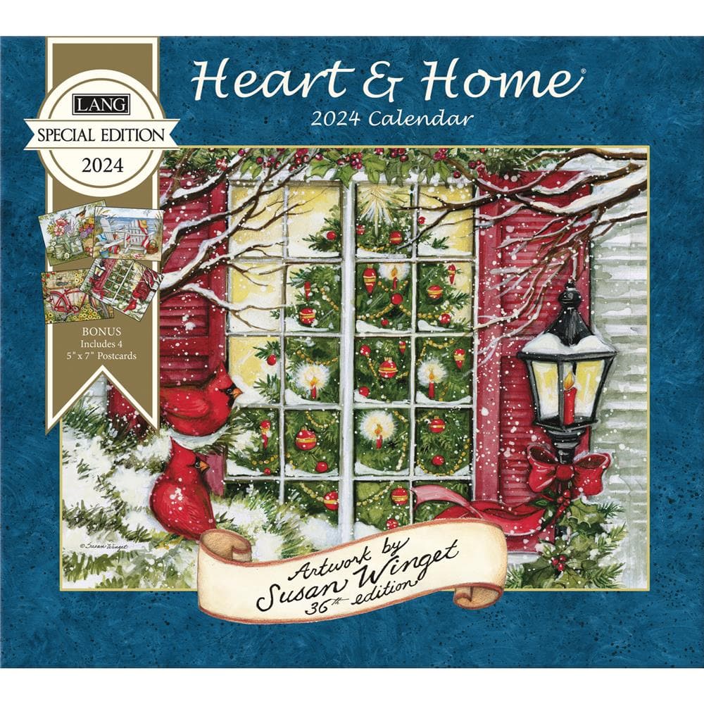 Heart and Home 2024 Special Edition Wall Calendar with Print product image