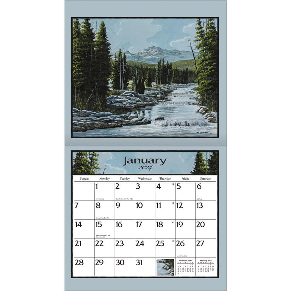 Lure of the Outdoors 2024 Special Edition Wall Calendar with Print product image