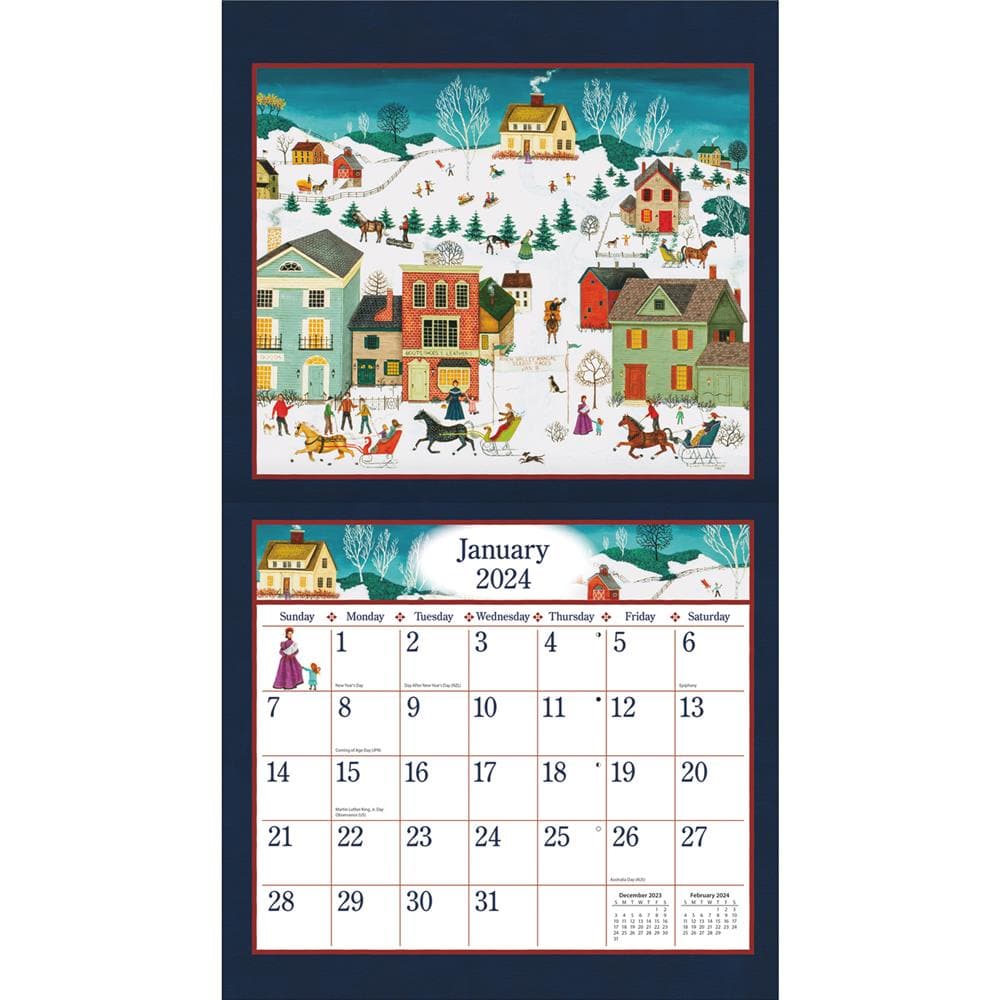 Linda Nelson Stocks 2024 Special Edition Wall Calendar with Print product image