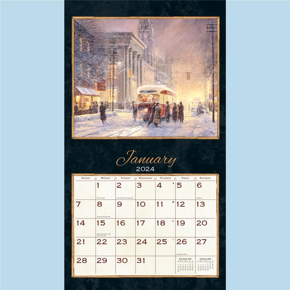 Treasured Times 2024 Special Edition Wall Calendar with Print product image