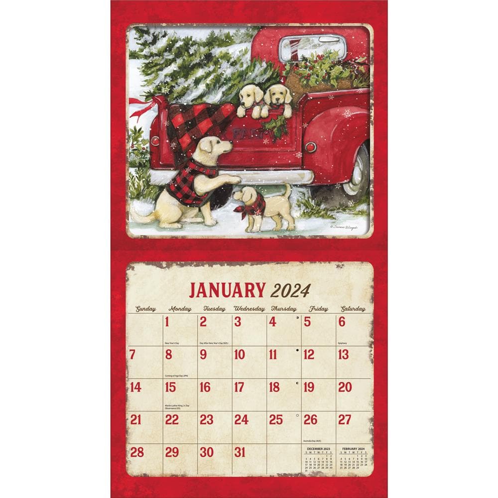 Truckin Along 2024 Special Edition Wall Calendar with Print product image