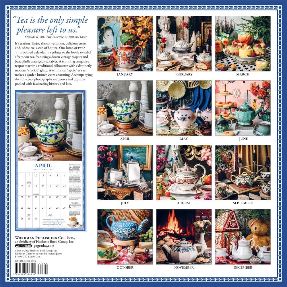 Collectible Teapot 2024 Wall Calendar product image