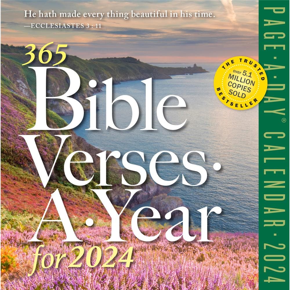 Bible Verses 365 2024 Box Calendar product image