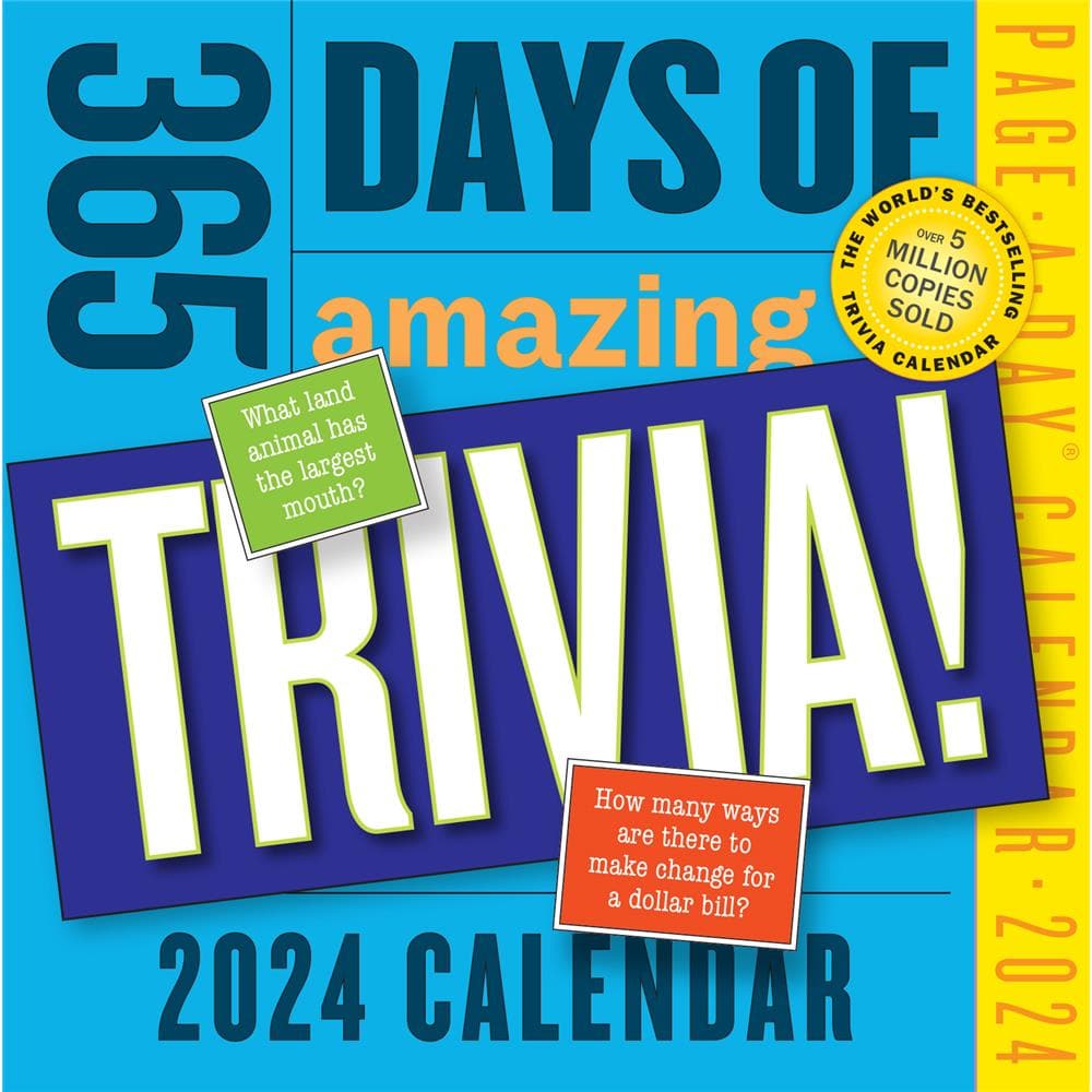 Amazing Trivia 365 2024 Box Calendar product image