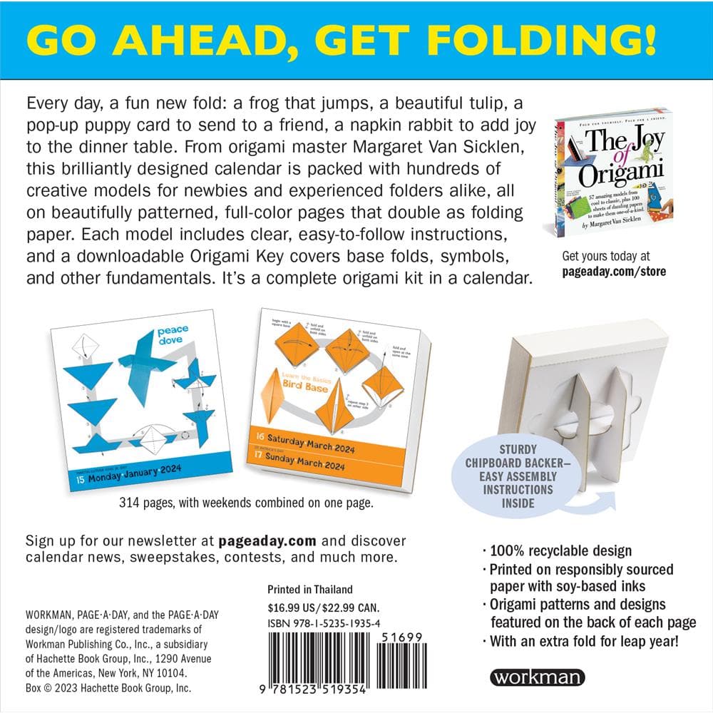 Origami 2024 Box Calendar product image