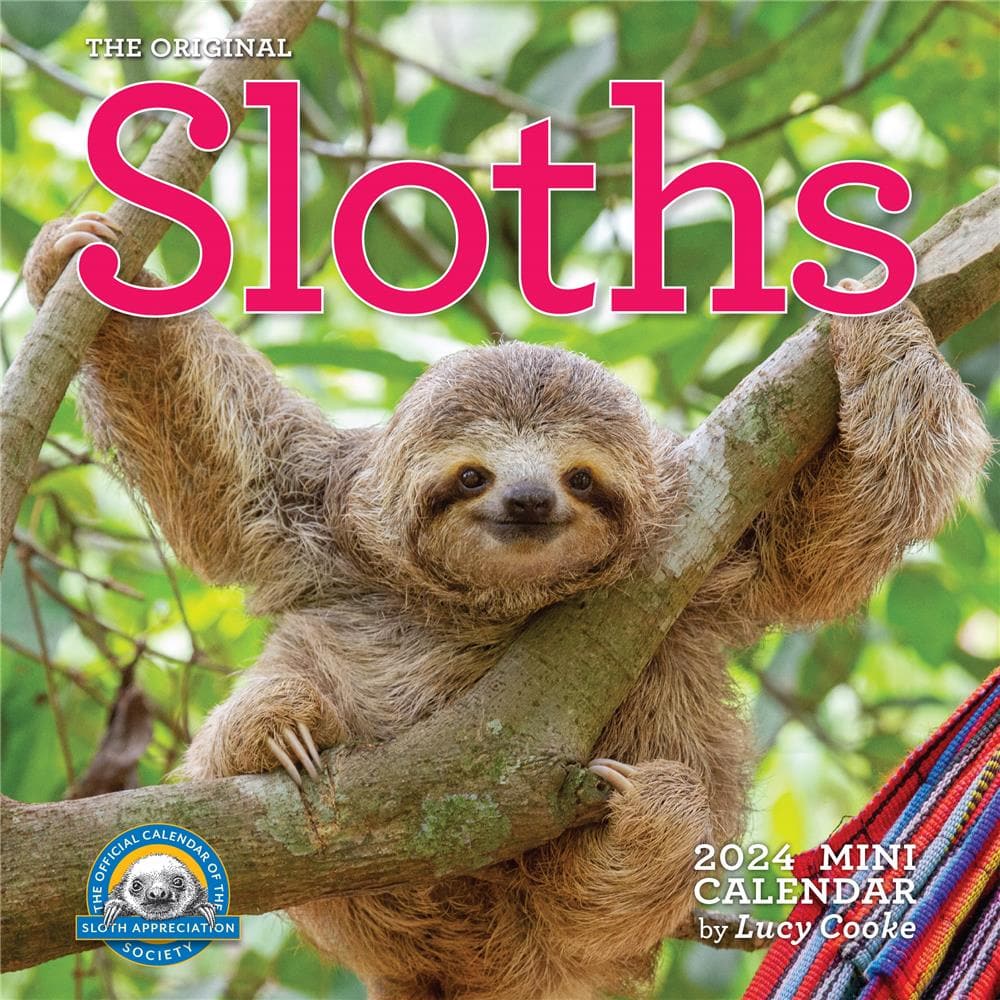 Sloths The Original 2024 Mini Calendar product image