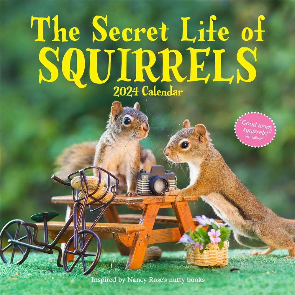 Secret Life of Squirrels 2024 Wall Calendar product image