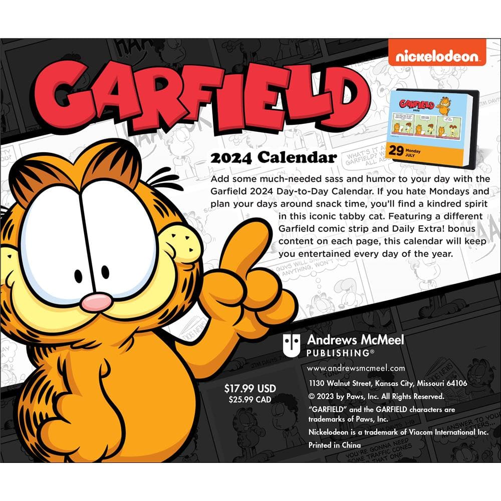 Garfield 2024 Box Calendar product image
