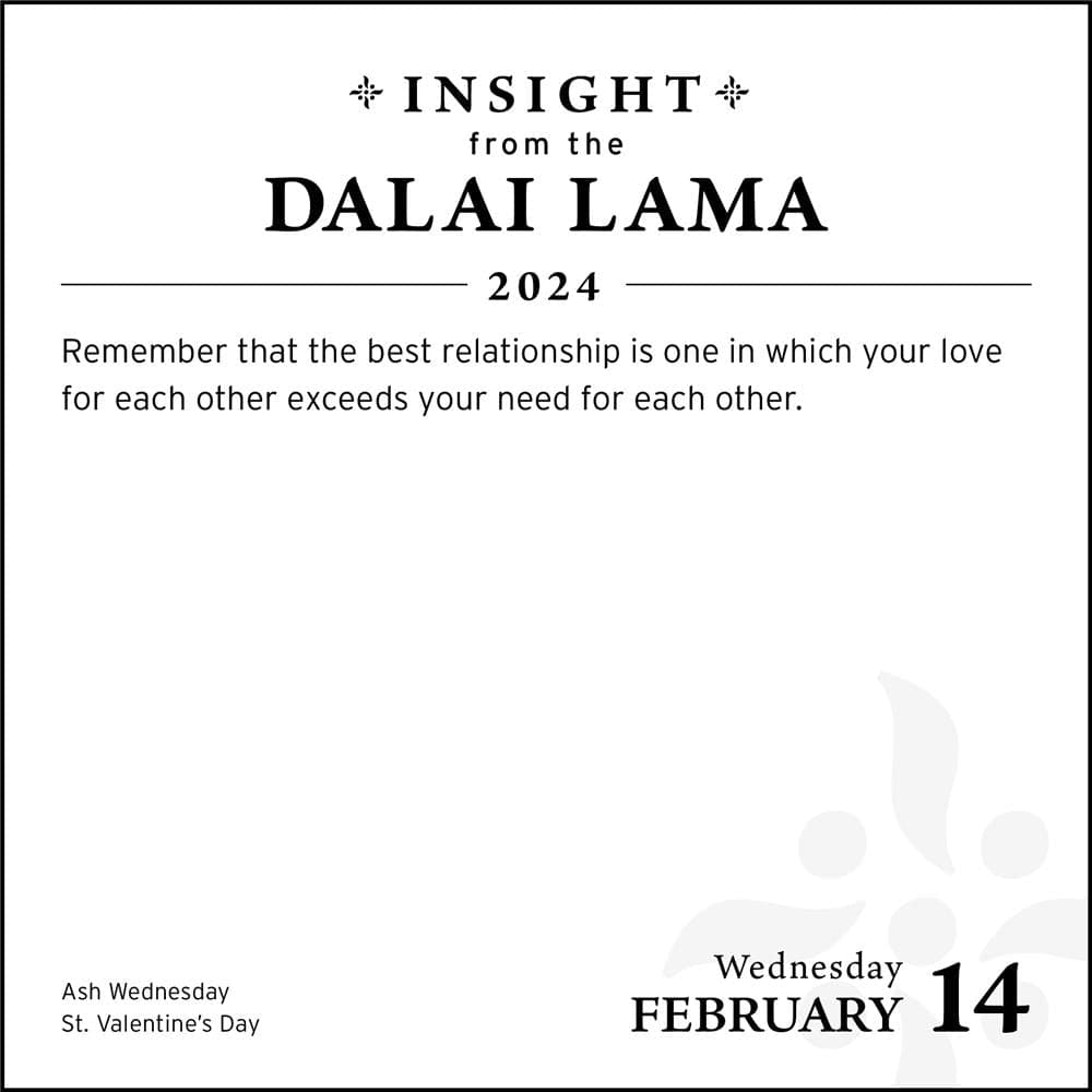 Insight from the Dalai Lama 2024 Box Calendar product image