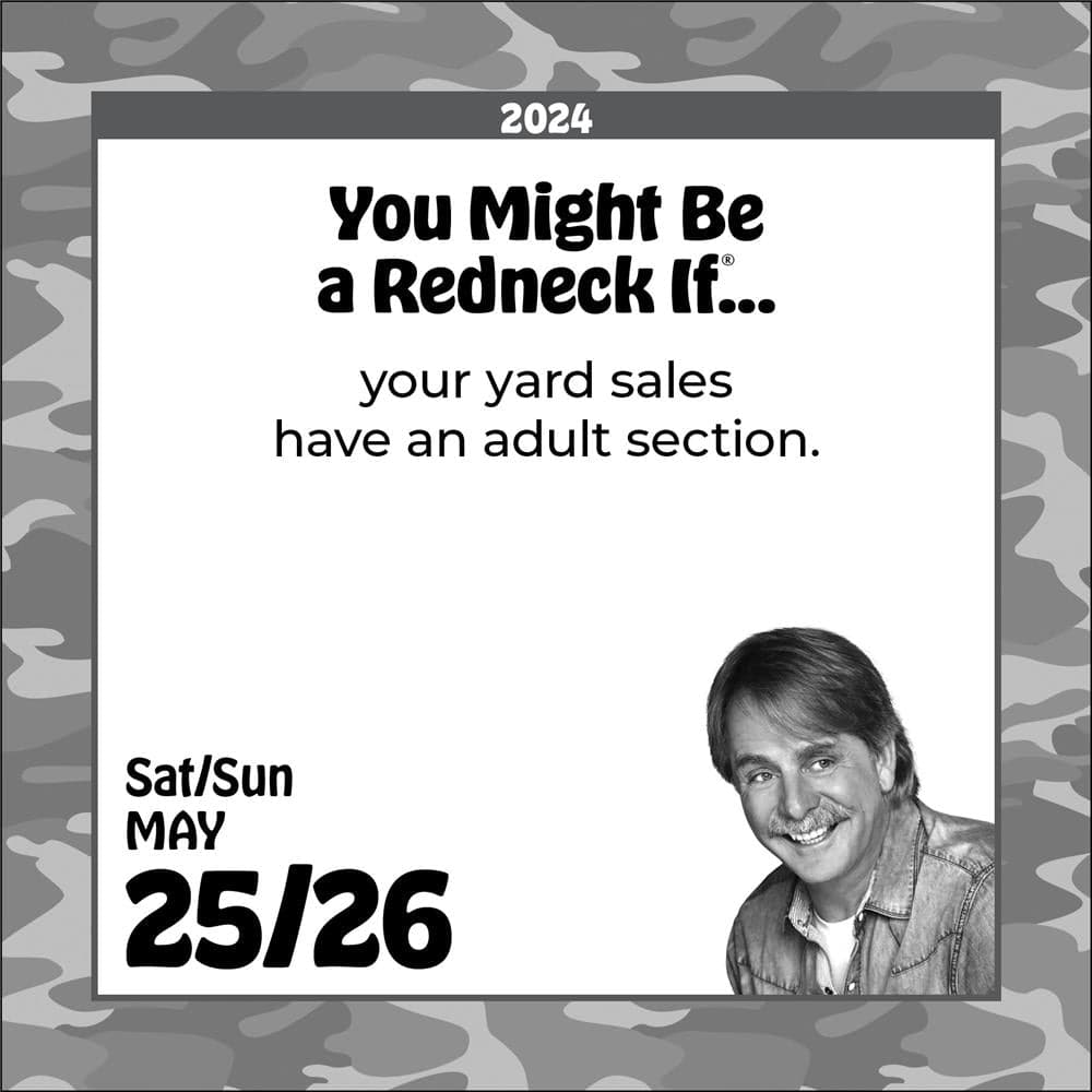 You Might Be a Redneck If Jeff Foxworthy 2024 Box Calendar product image