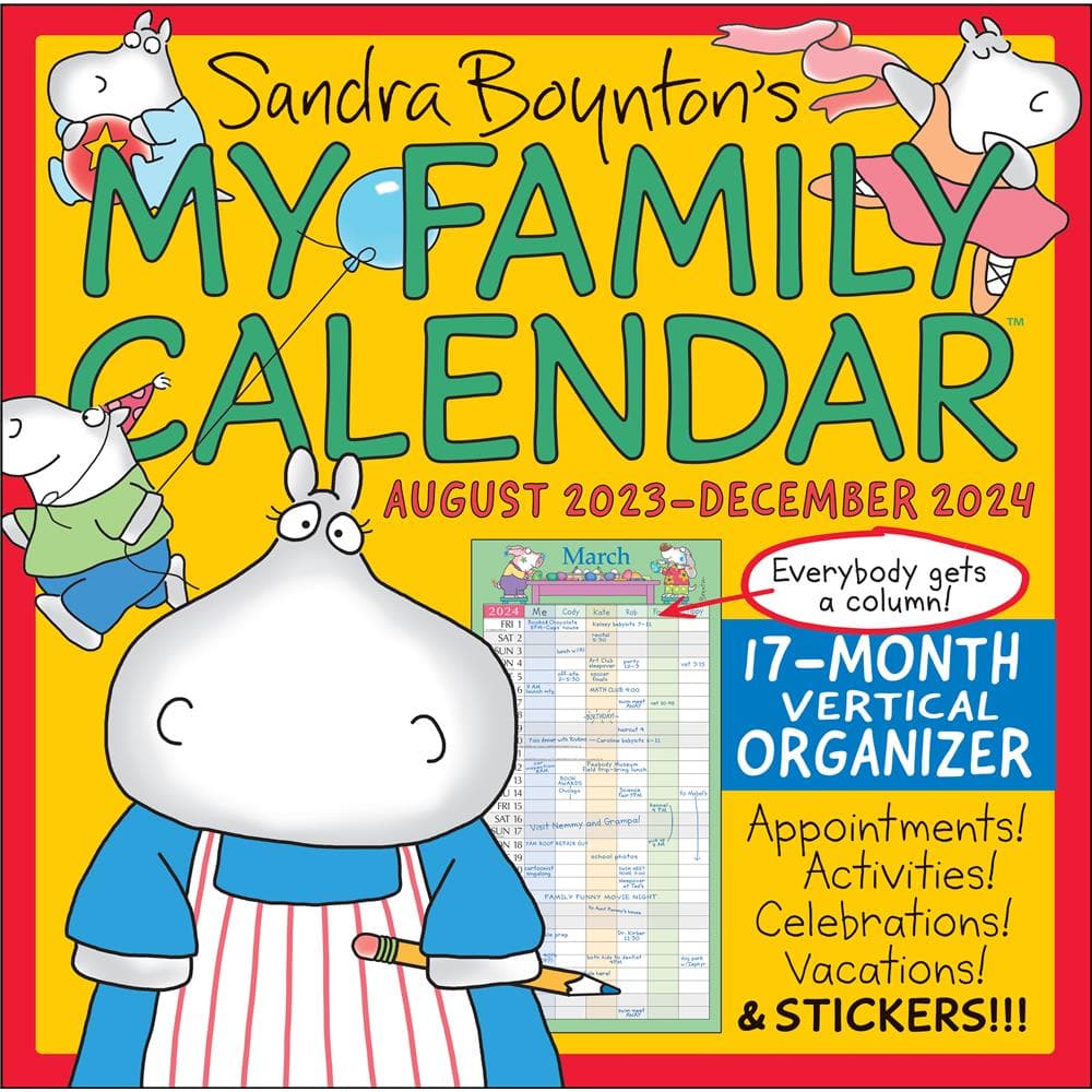 My Family Sandra Boyntons 2024 Wall Calendar product image