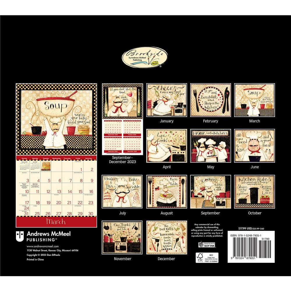 Home is in the Kitchen 2024 Deluxe Wall Calendar product image