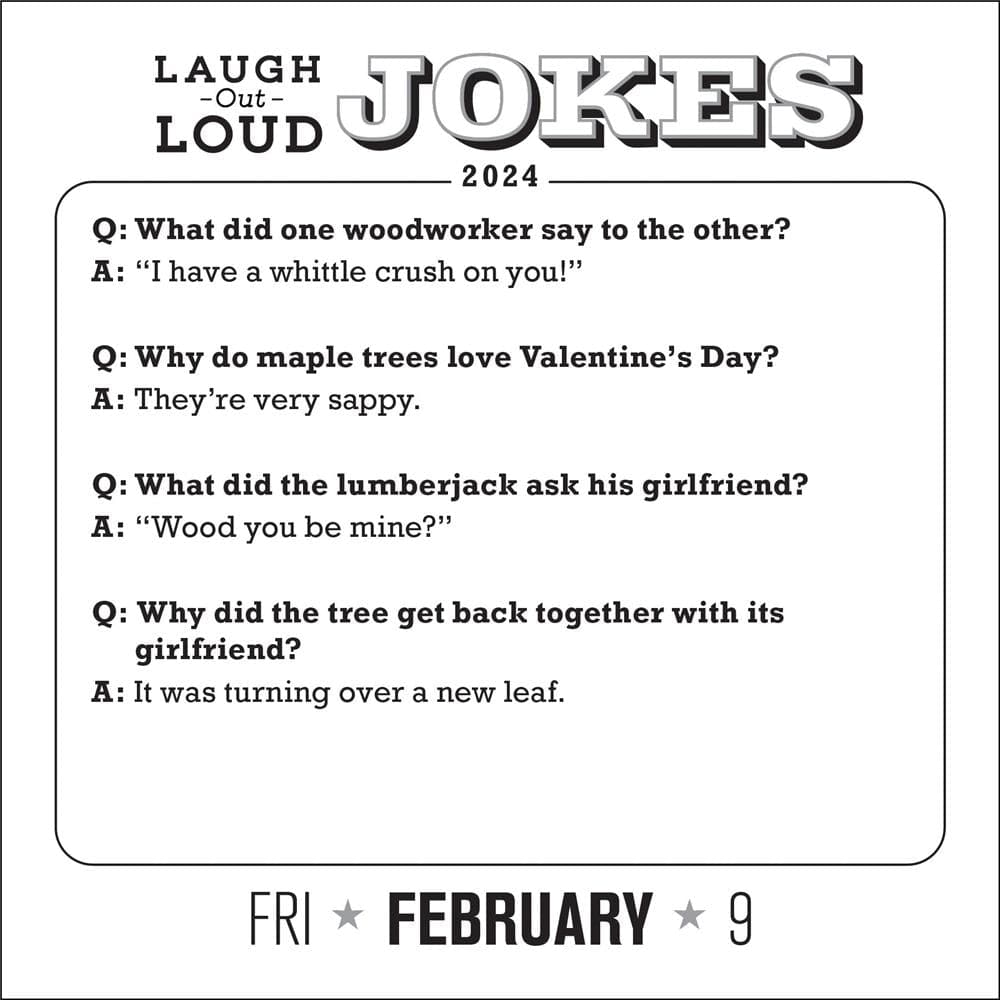 Laugh Out Loud Jokes 2024 Box Calendar - Online Exclusive product image