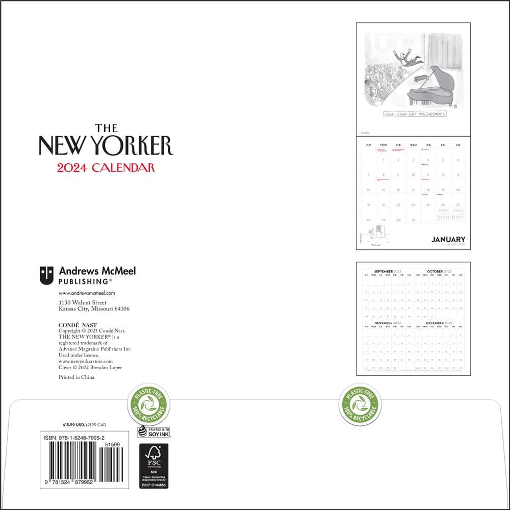 Cartoons from The New Yorker 2024 Wall Calendar product image