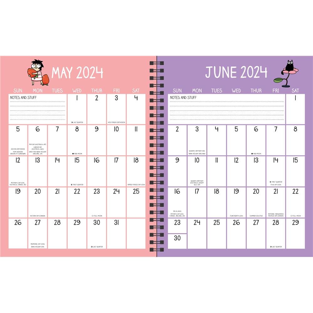 Sarahs Scribbles 2024 Engagement Calendar product image