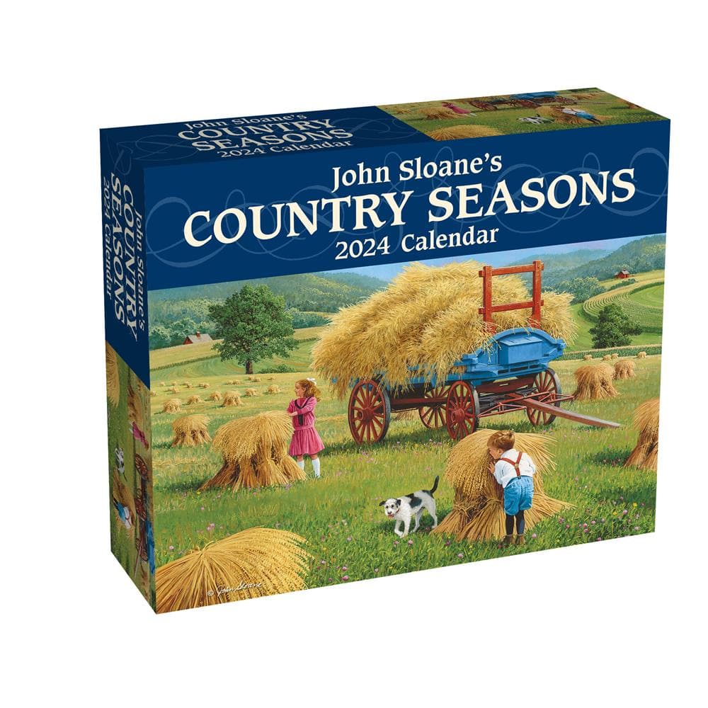 Country Seasons John Sloane 2024 Box Calendar - Online Exclusive product image