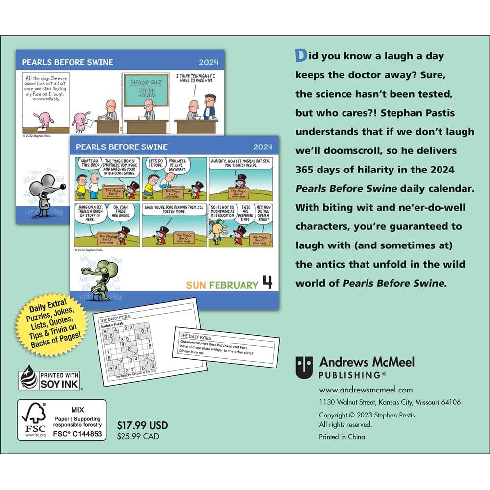 Pearls Before Swine 2024 Box Calendar - Online Exclusive product image