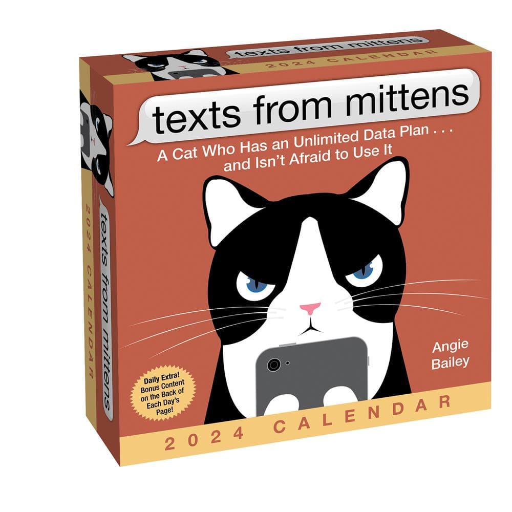 Texts from Mittens the Cat 2024 Box Calendar product image